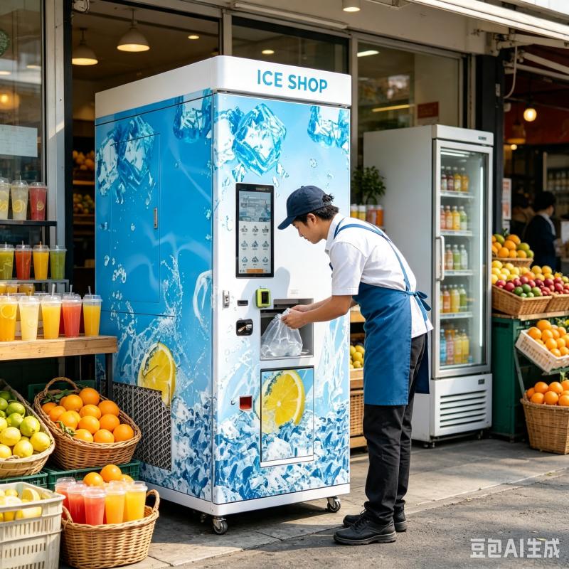 Meal Prep Vending Machine - カスタマイズ可能な業務用製氷機 高出力製氷機 スマート制御供給システム