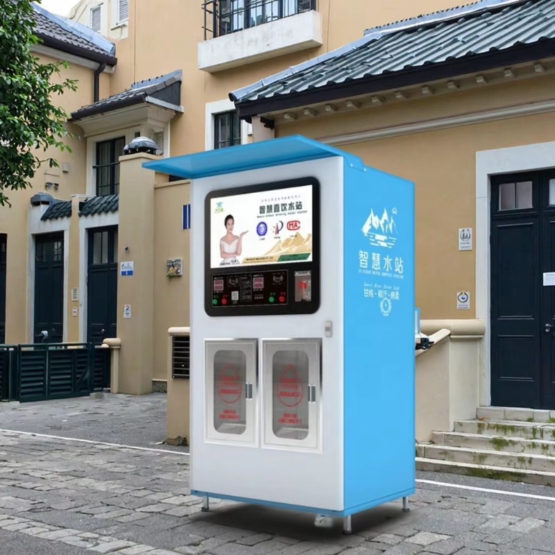 Meal Prep Vending Machine - カスタム屋外製氷機と自動袋詰め飲料水付き純水販売機