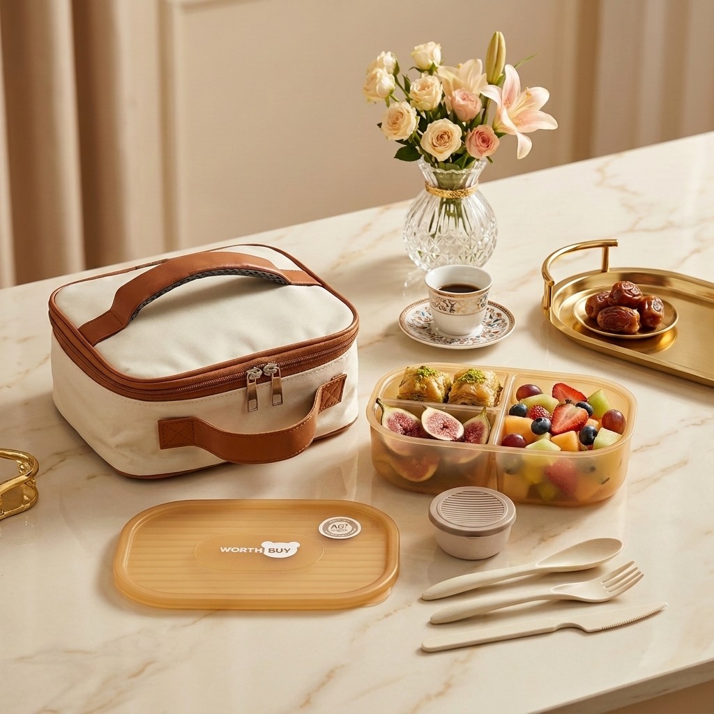 Meal Prep Japanese Food - プラスチック製弁当箱 日本風ランチボックス 子供用 大人用 仕切り付き食品保存容器 電子レンジ対応