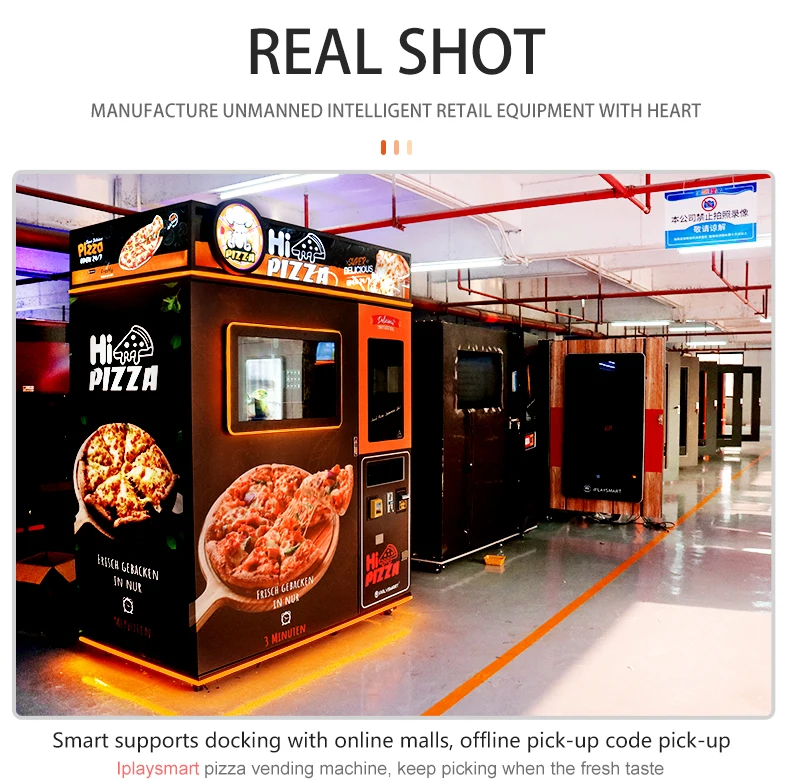 カスタマイズ可能な全自動ピザ製造機、フレッシュピザメーカー、 - Meal Prep Vending Machine のレビューと価格