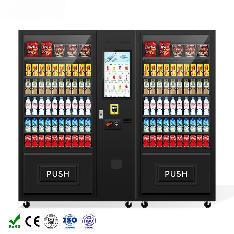 商業用自動販売機タッチスクリーンスマートリテール機器キャッシ - Meal Prep Vending Machine のレビューと価格