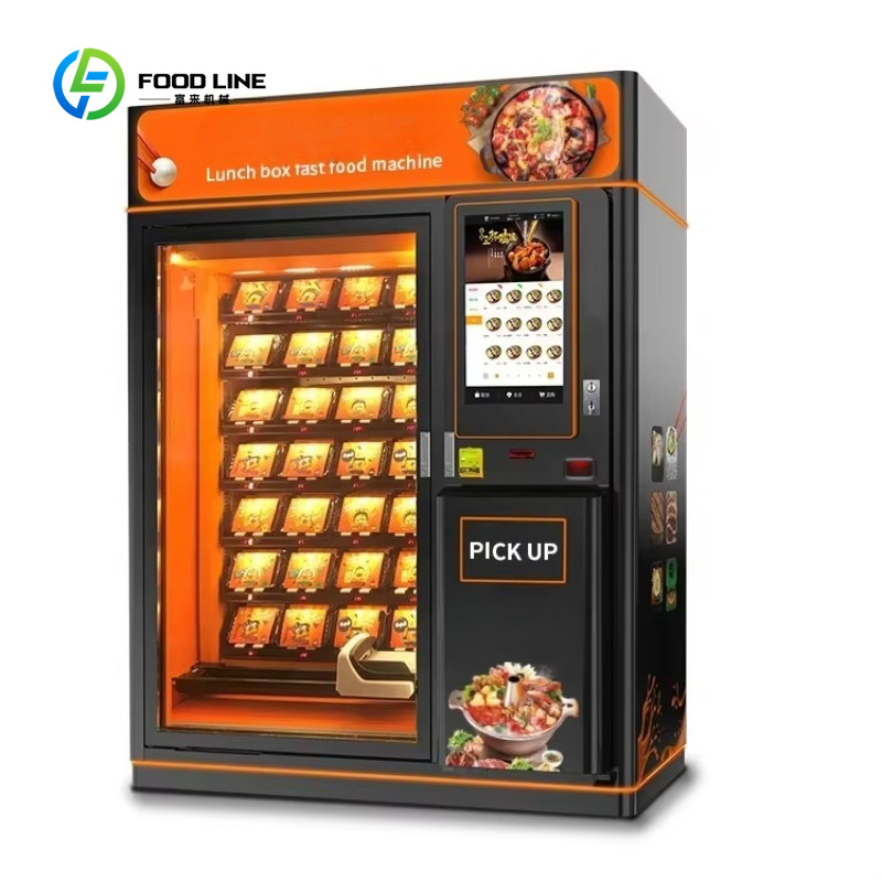 カスタマイズ可能な温かい食品自動販売機、ファーストフードサン - Meal Prep Vending Machine のレビューと価格