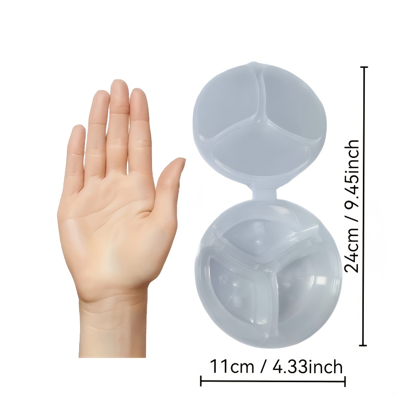 3つのコンパートメント付き使い捨て食品容器（蓋付き）- ミー - Meal Prep Recipes のレビューと価格