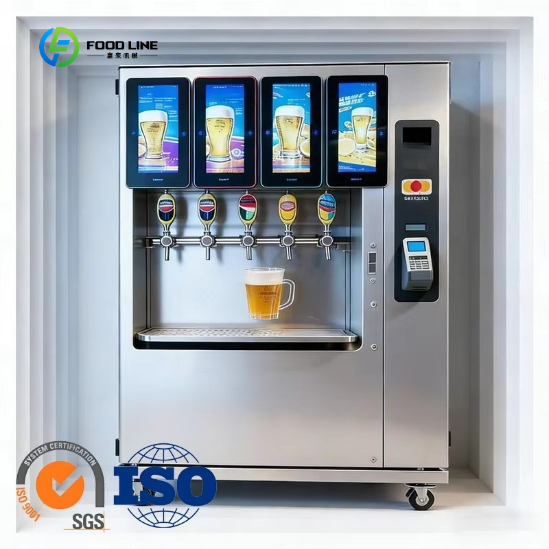 セルフサービス金属製ビール自動販売機SDKクラウドベース管理 - Meal Prep Vending Machine のレビューと価格