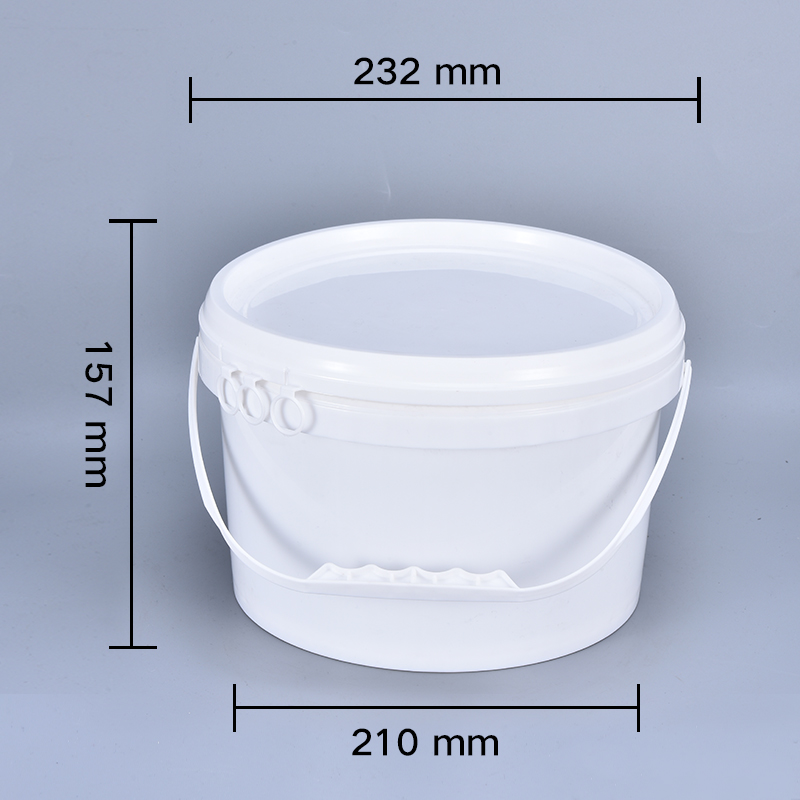 ハンドルと蓋付きの食品グレード5リットルプラスチックバケット - Meal Prep Co のレビューと価格