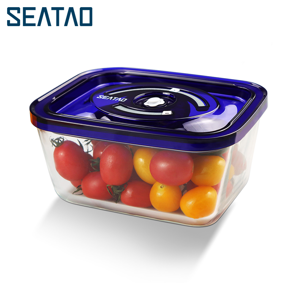 Seataoガラス食品収納コンテナは、食事の準備をしている蓋 - Meal Prep Co のレビューと価格