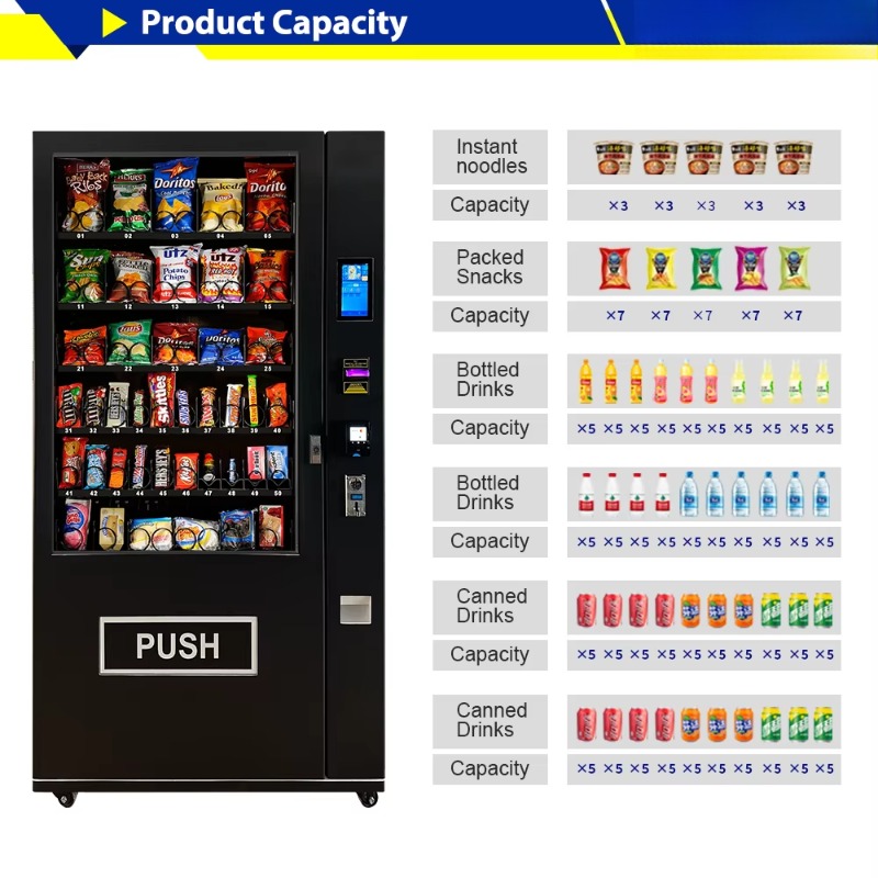 スマート自動販売機 スナック・飲料販売キオスク セルフサービ - Meal Prep Vending Machine のレビューと価格