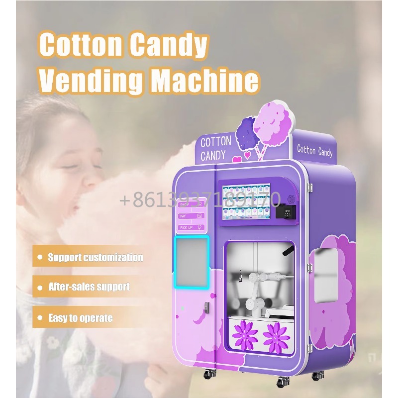 新品のインテリジェント全自動綿菓子自動販売機、複数のコイン式 - Meal Prep Vending Machine のレビューと価格