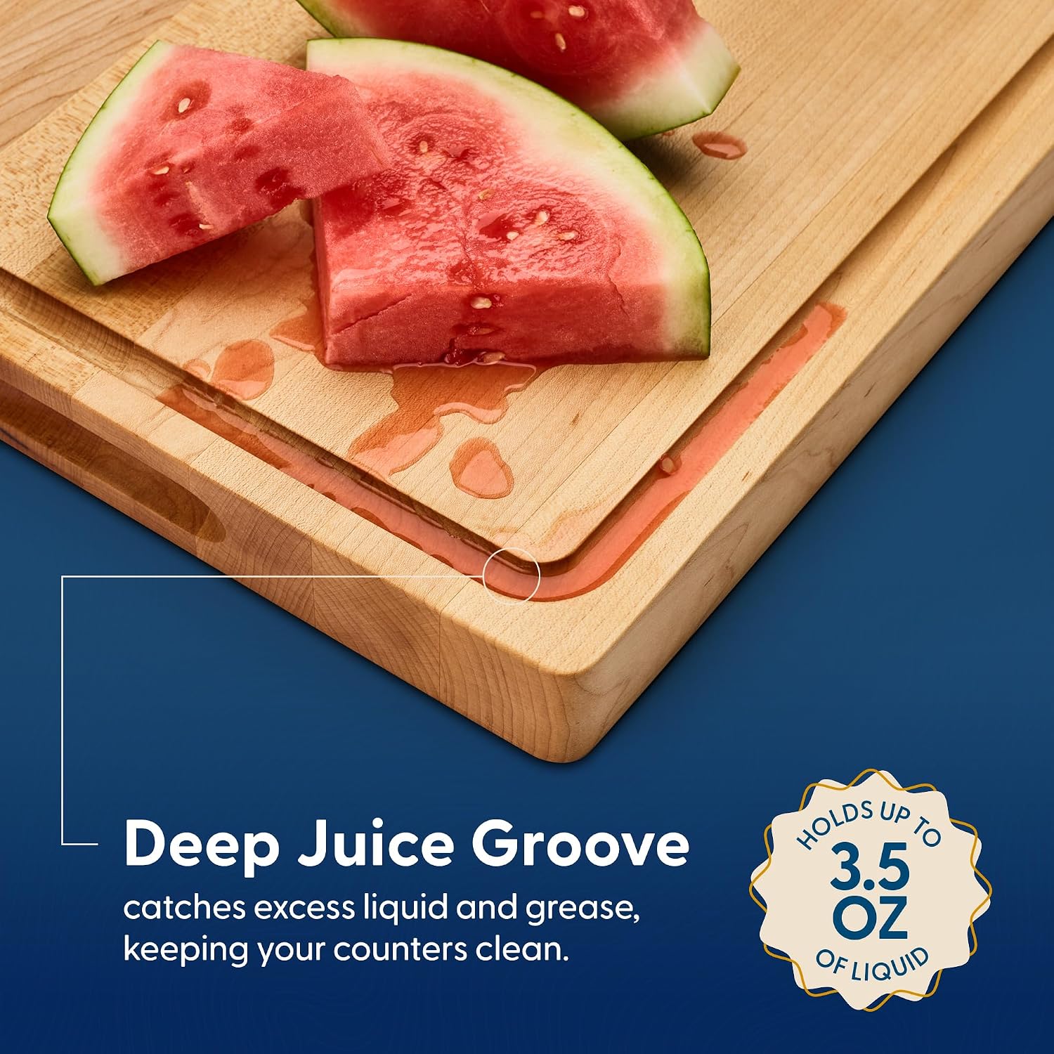 ハードメープルウッド製カッティングボード、17x13x1.5 - Meal Prep Juice のレビューと価格